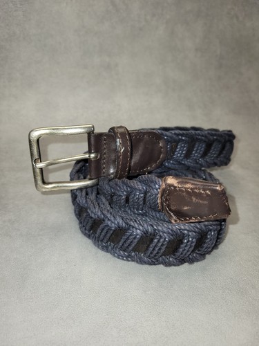 Ceinture tressé bleu - ceinture,